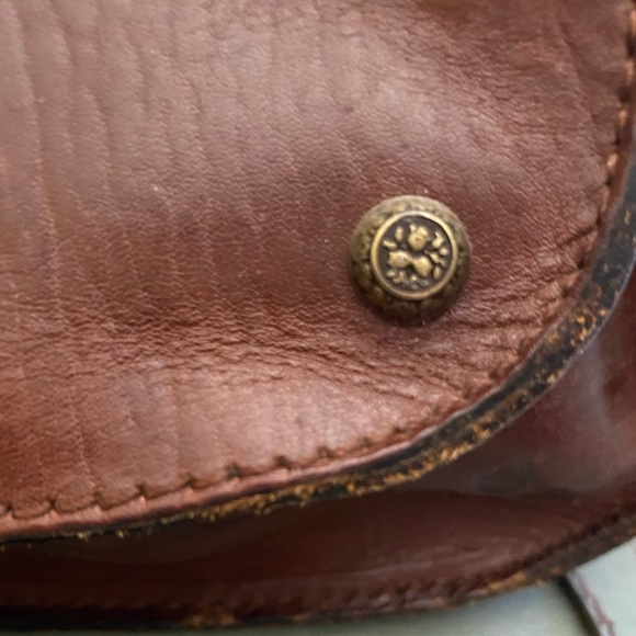 PATRICIA NASH BROWN LEATHER BACK PACK GUC - Picture 3 of 16